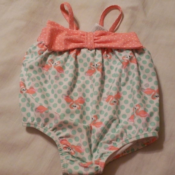 no brand Other - Adorable Flamingo Polka Dot Swimsuit